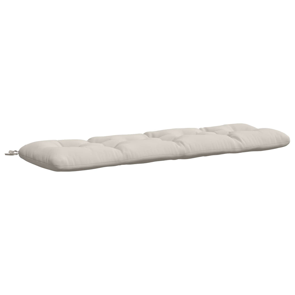 vidaXL Poduszka na ławkę VIANEN 100% poliester Biały 150 x 40 x 12 cm