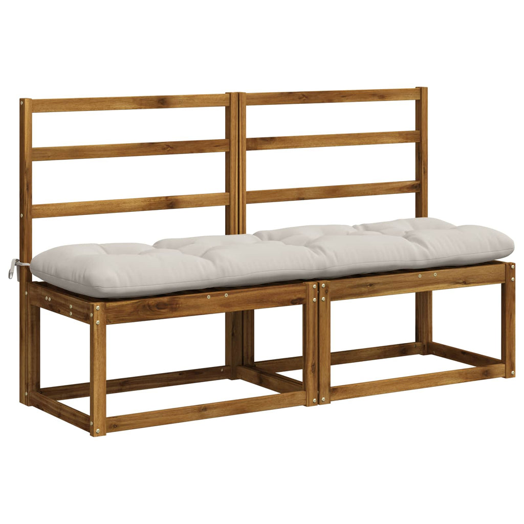 vidaXL Poduszka na ławkę VIANEN 100% poliester Biały 150 x 40 x 12 cm