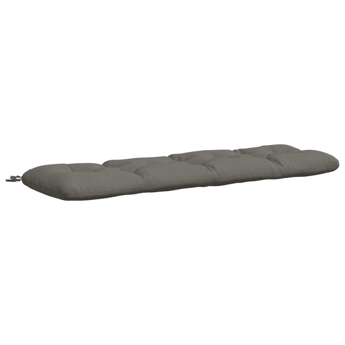vidaXL Poduszka na ławkę VIANEN 100% poliester Szary 160 x 40 x 12 cm