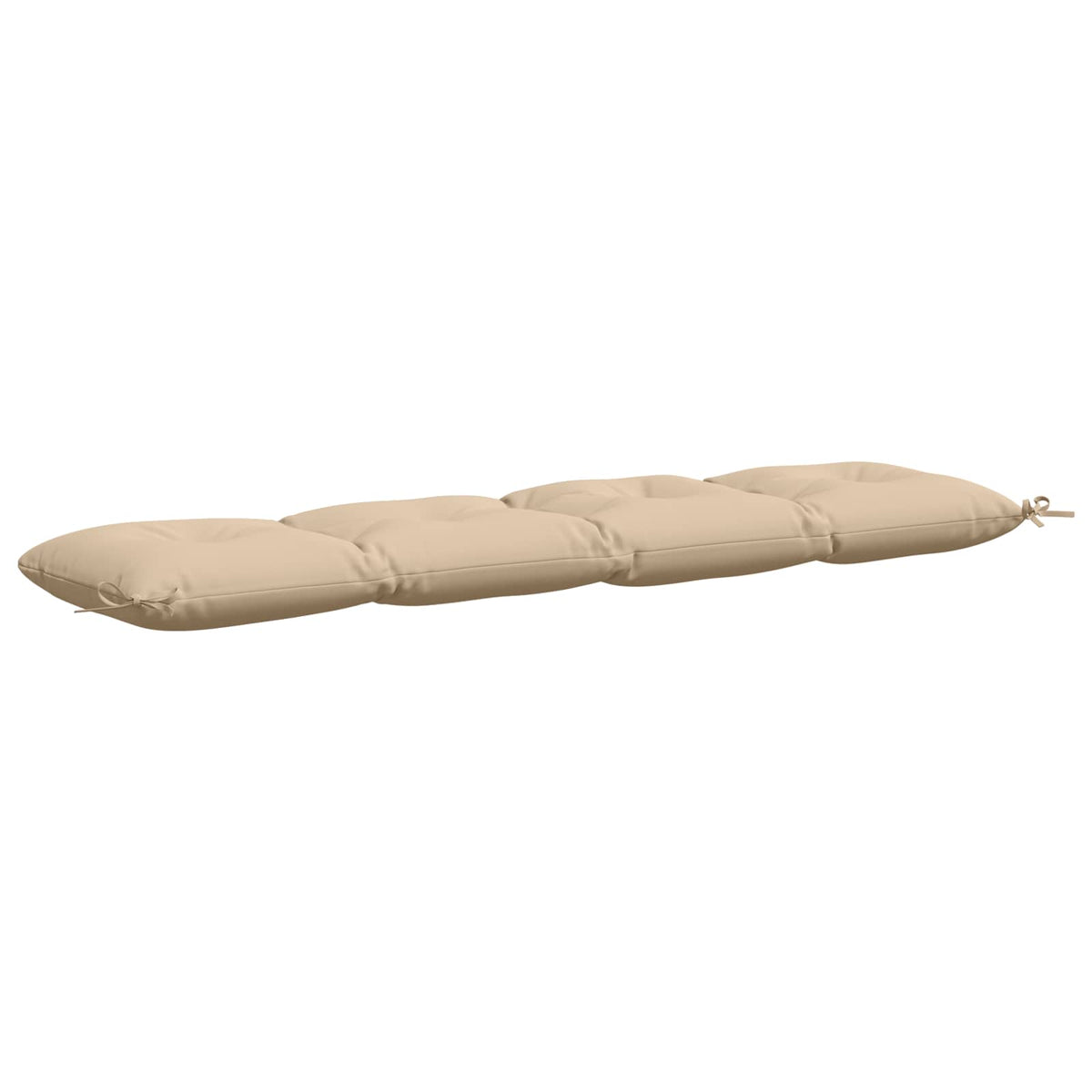 vidaXL Poduszki na ławkę VIANEN 2 szt. 100% poliester kremowy