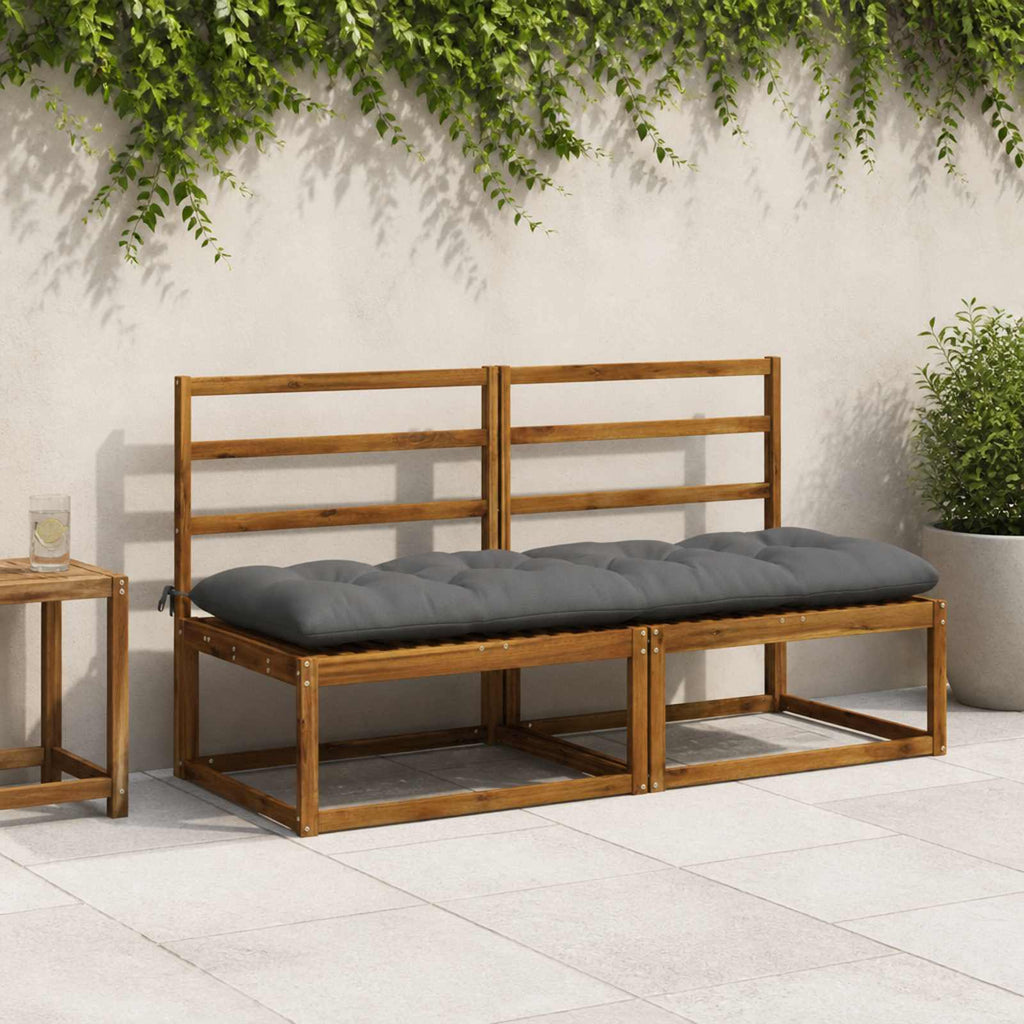 vidaXL Poduszka na ławkę VIANEN 100% poliester Szary 180 x 60 x 12 cm