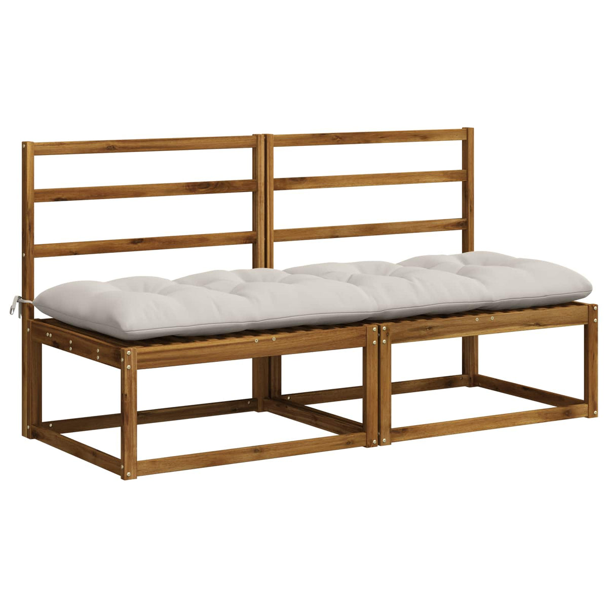 vidaXL Poduszka na ławkę VIANEN 100% poliester Biały 180 x 60 x 12 cm