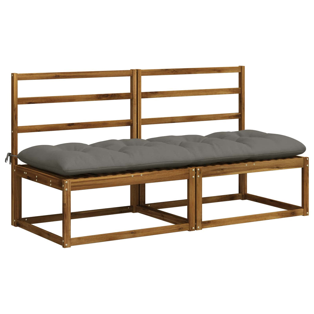 vidaXL Poduszka na ławkę VIANEN 100% poliester Szary 180 x 60 x 12 cm