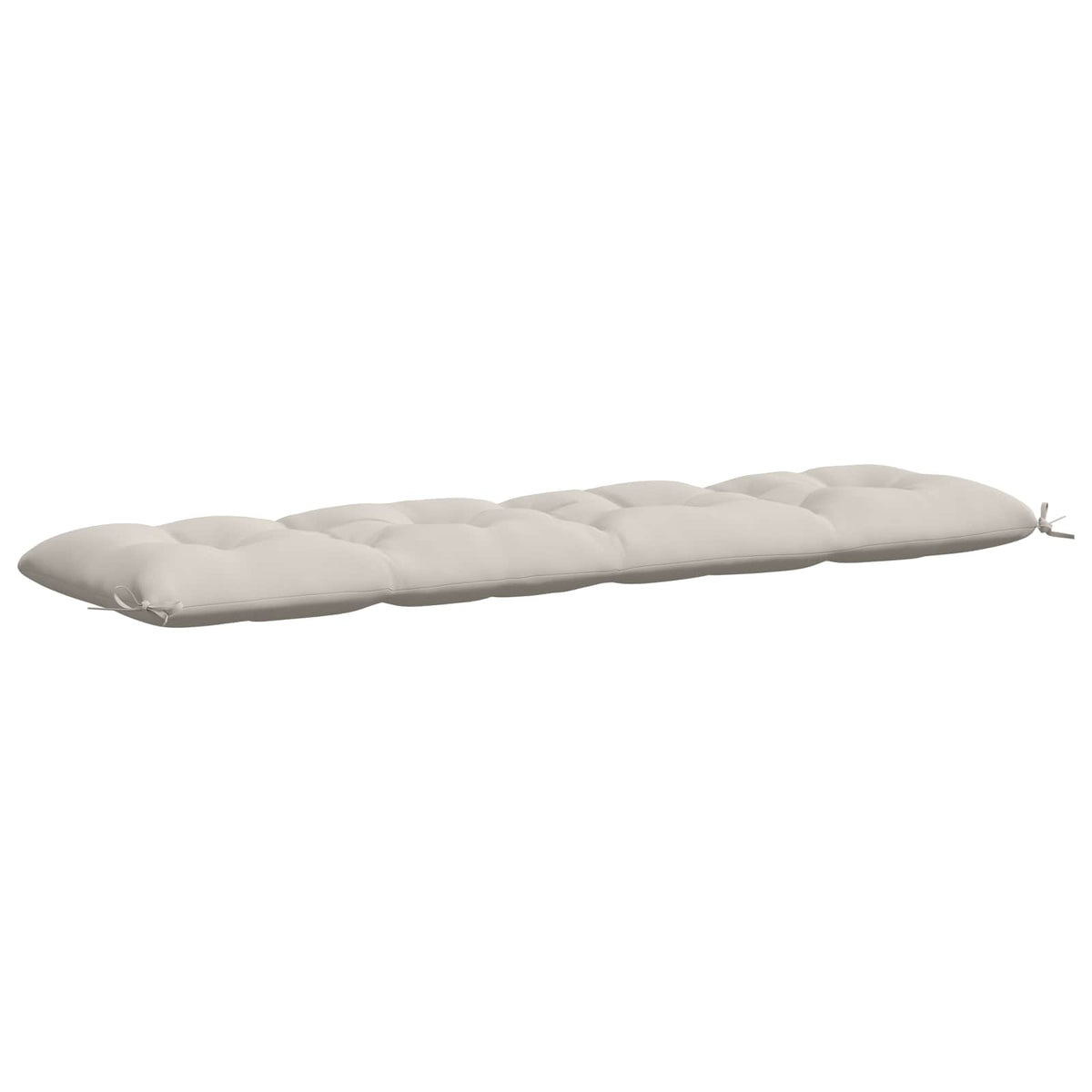 vidaXL Poduszka na ławkę VIANEN 100% poliester Biały 200 x 50 x 12 cm