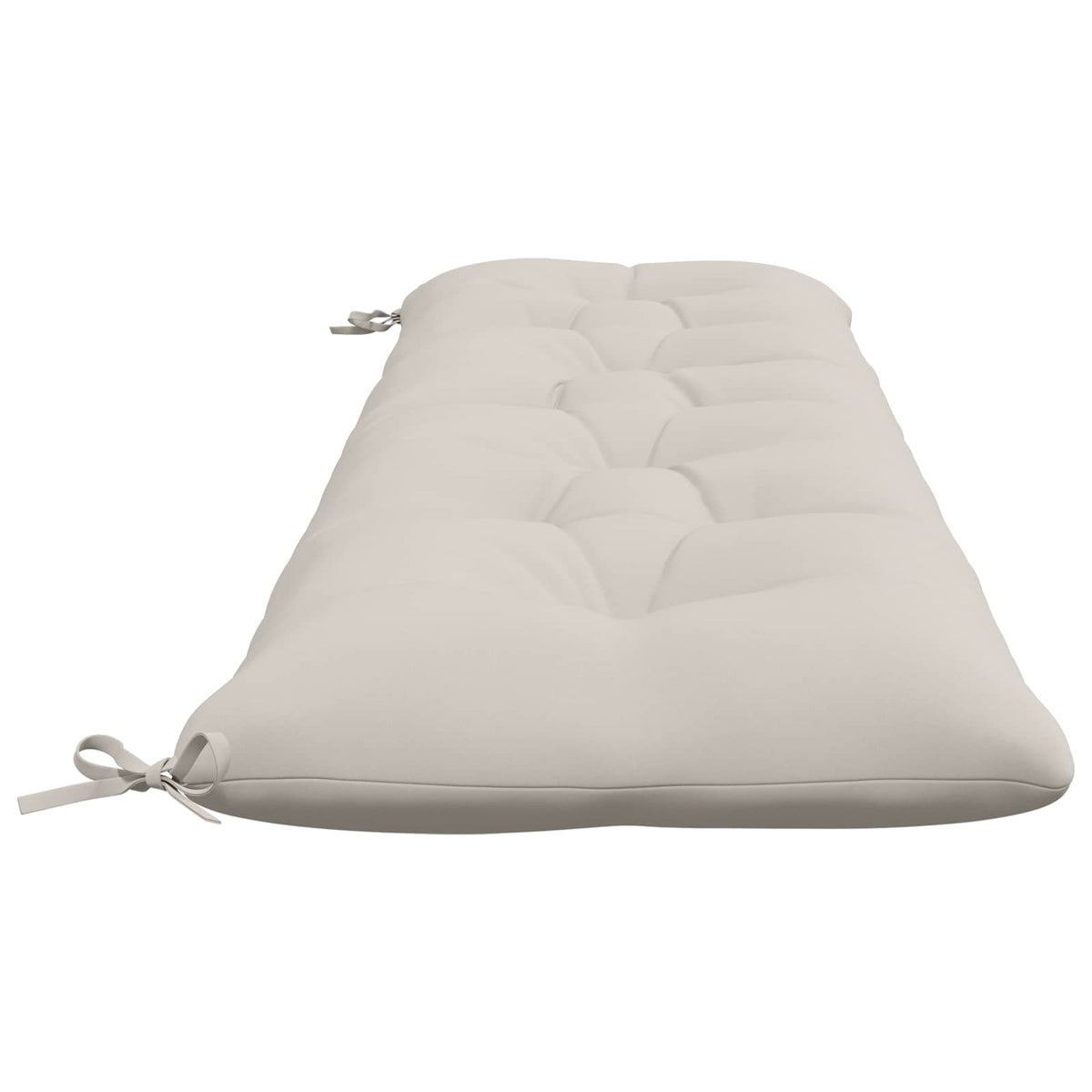 vidaXL Poduszka na ławkę VIANEN 100% poliester Biały 200 x 50 x 12 cm