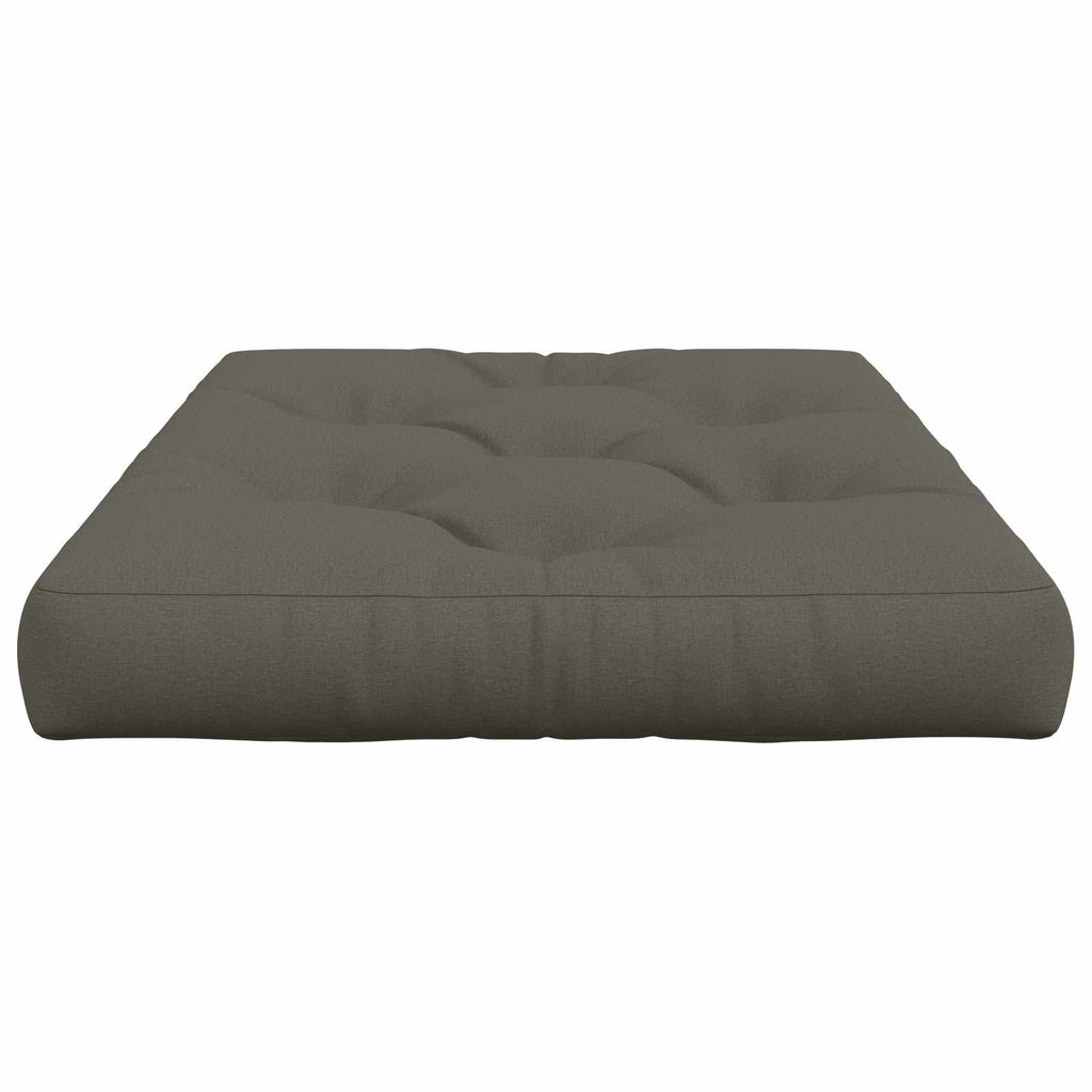 vidaXL Poduszka na Paletę VIANEN 100% poliester Szary 120 x 60 x 12 cm