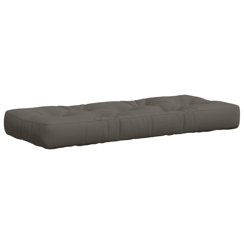 vidaXL Poduszka na Paletę VIANEN 100% poliester Szary 120 x 40 x 12 cm