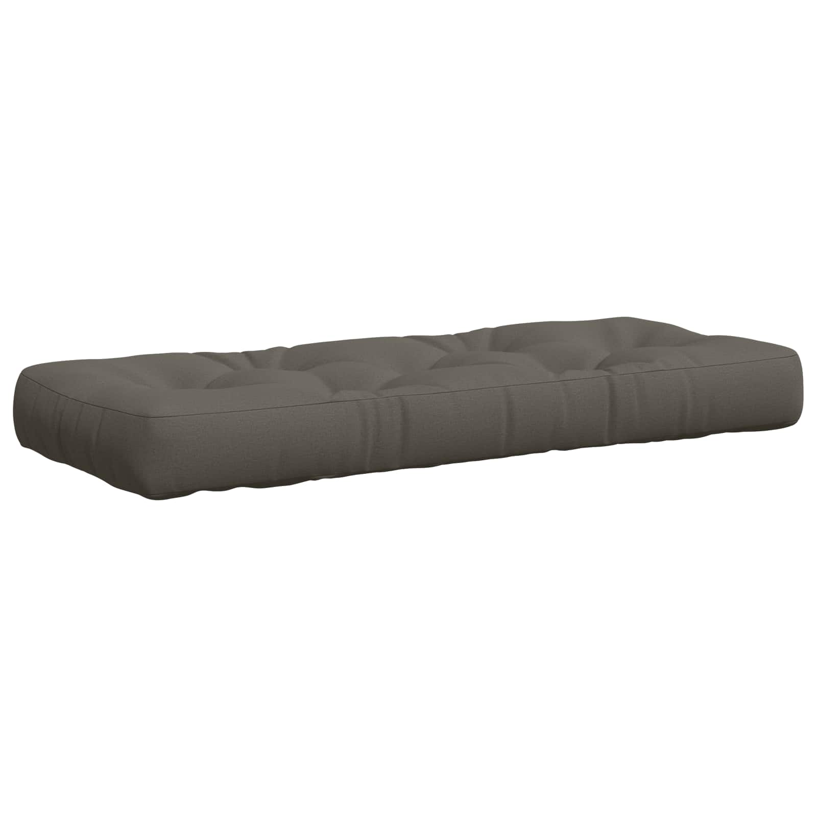 vidaXL Poduszka na Paletę VIANEN 100% poliester Szary 120 x 40 x 12 cm