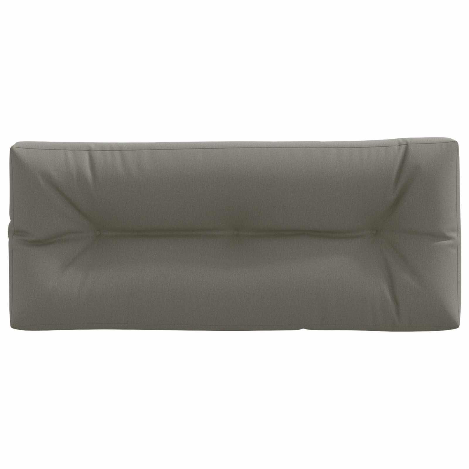 vidaXL Poduszka na paletę VIANEN 100% poliester Szary 120 x 40 x 12 cm