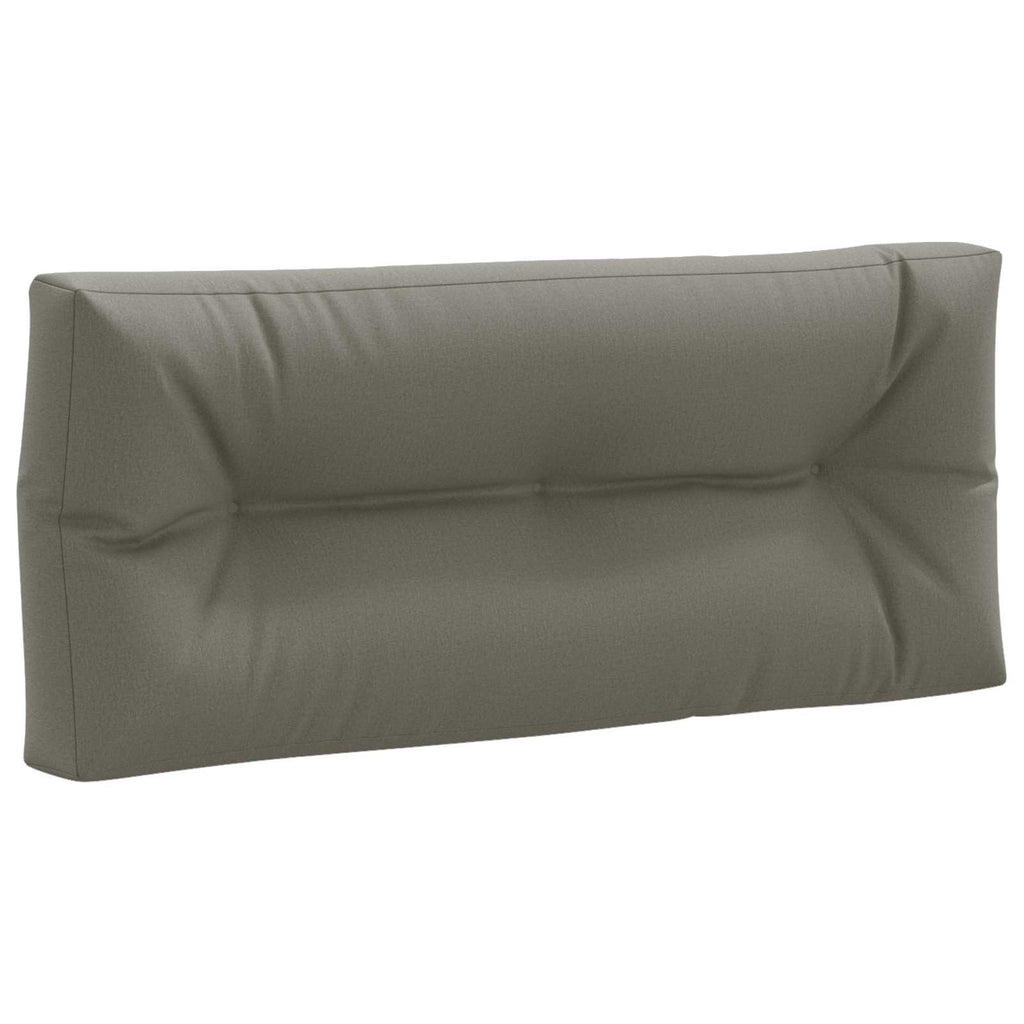 vidaXL Poduszka na paletę VIANEN 100% poliester Szary 120 x 50 x 12 cm