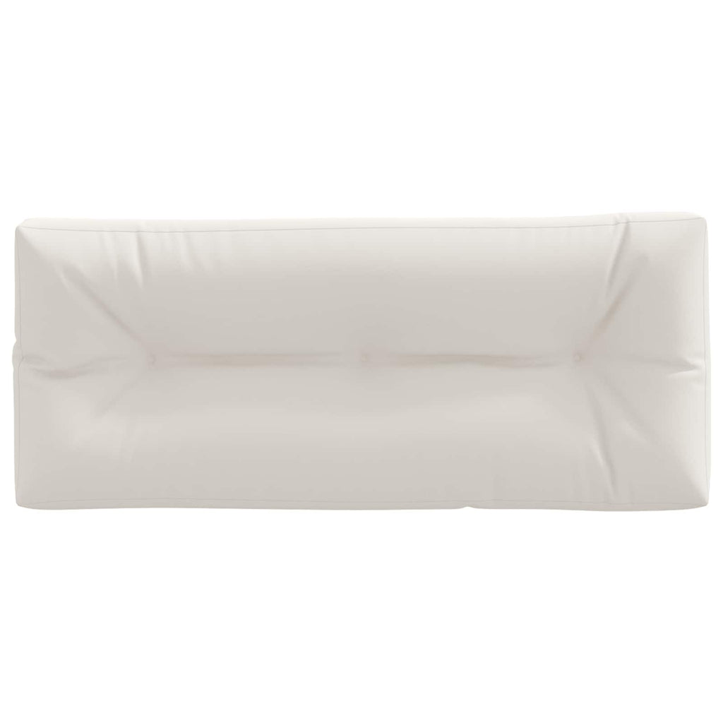 vidaXL Poduszka na paletę VIANEN 100% poliester Biały 120 x 60 x 12 cm