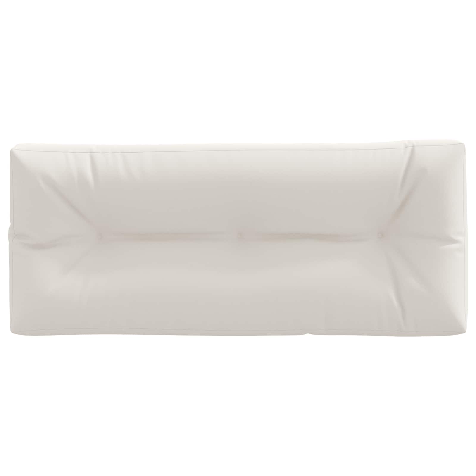 vidaXL Poduszka na paletę VIANEN 100% poliester Biały 120 x 60 x 12 cm