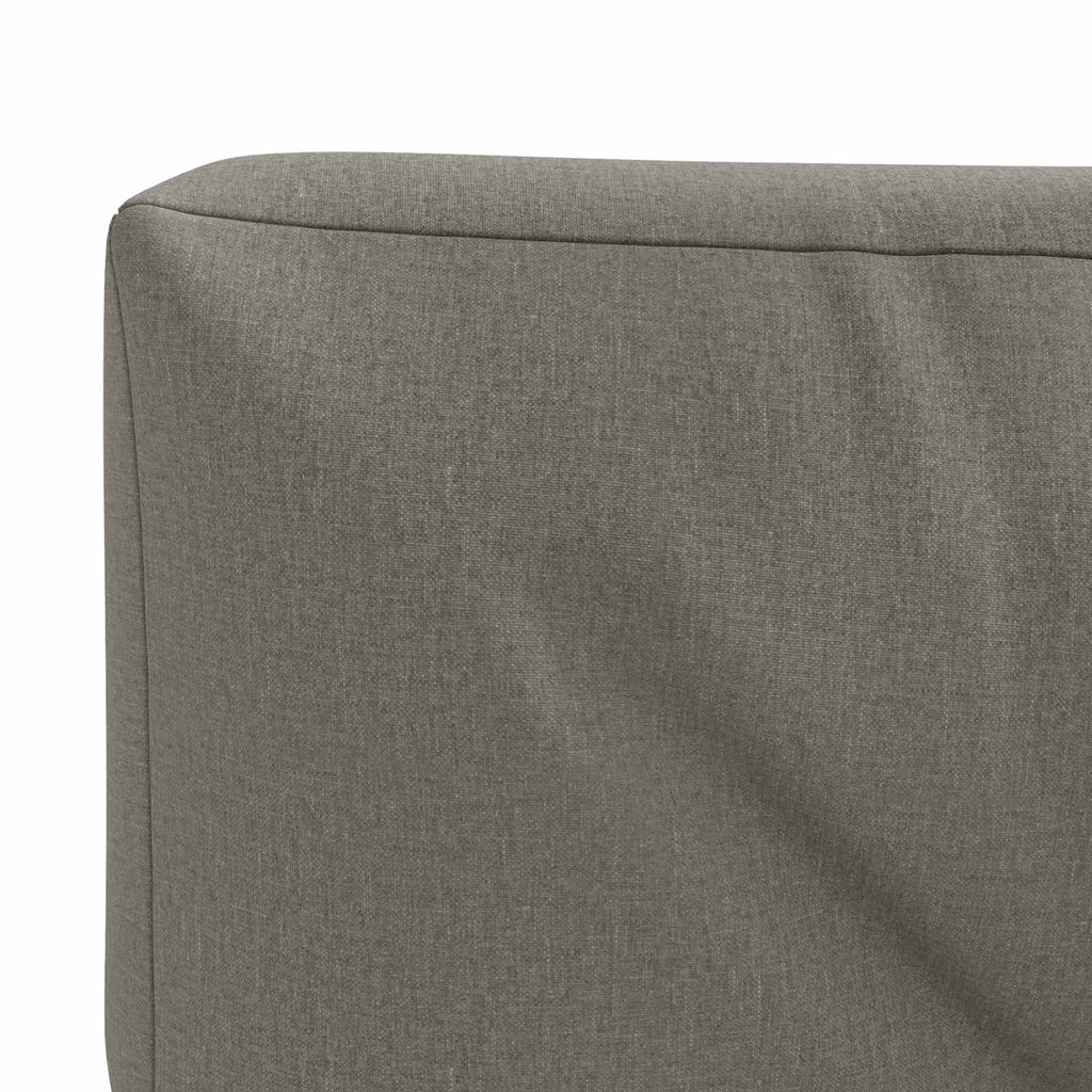 vidaXL Poduszka na paletę VIANEN 100% poliester Szary 120 x 60 x 12 cm