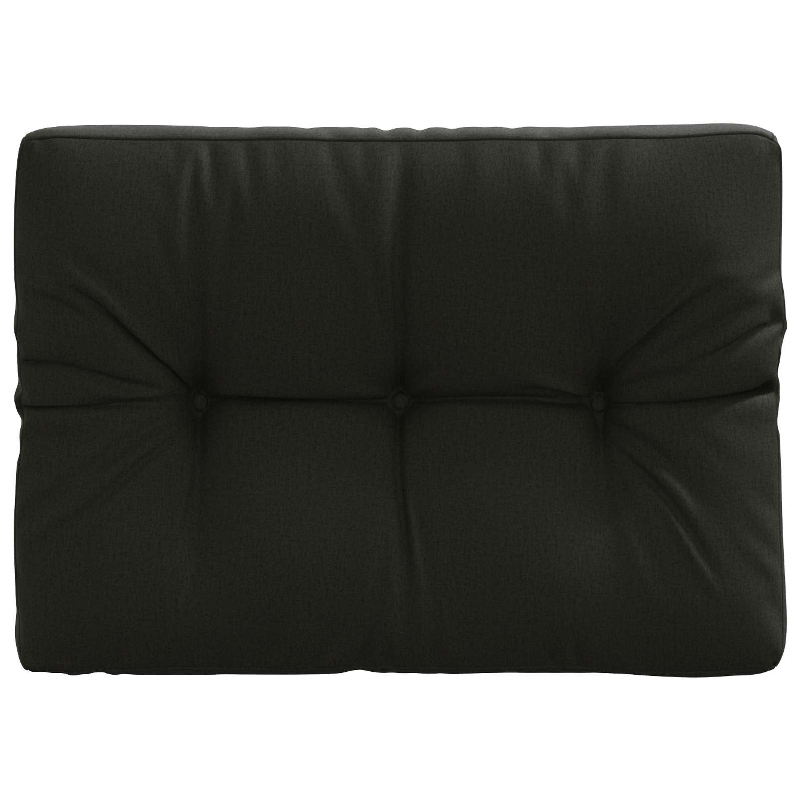 vidaXL Poduszka na paletę VIANEN 100% poliester Czarny 70 x 40 x 12 cm