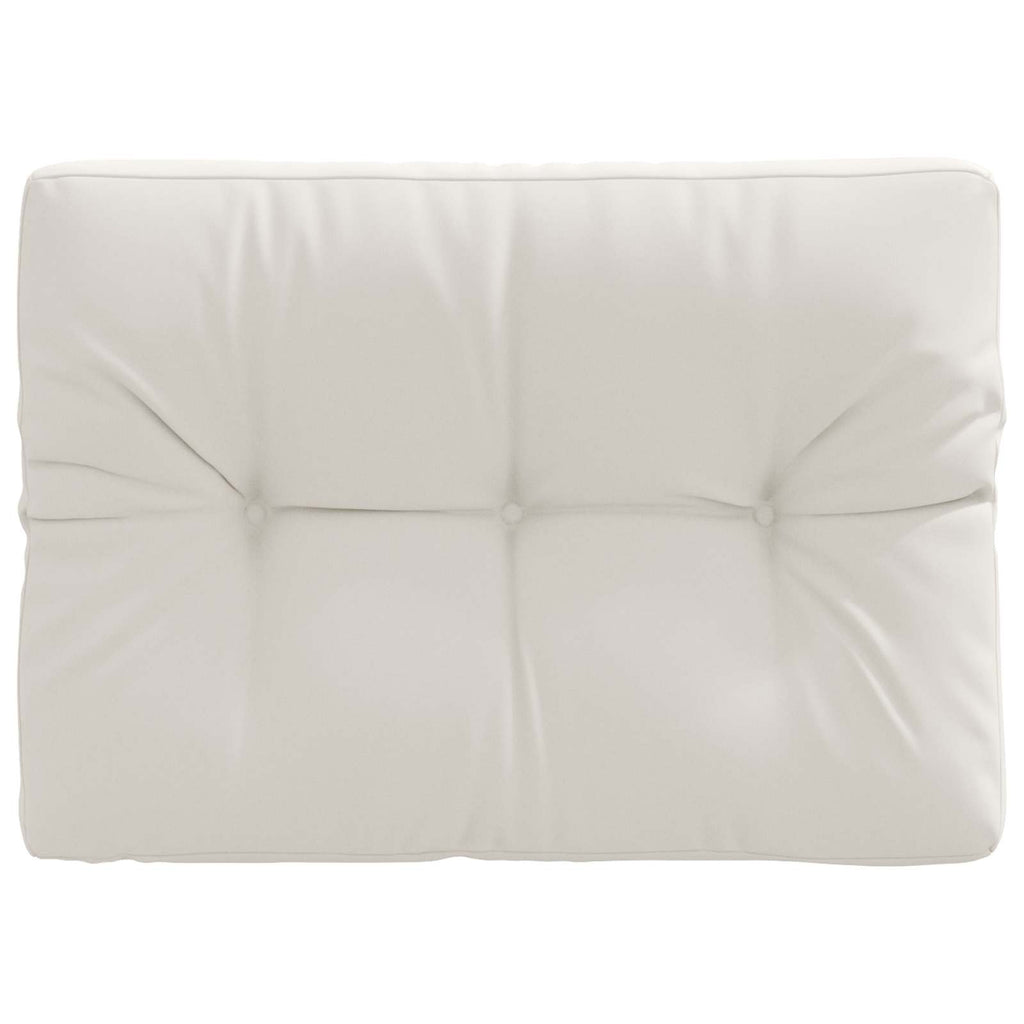 vidaXL Poduszka na paletę VIANEN 100% poliester Biały 70 x 50 x 12 cm