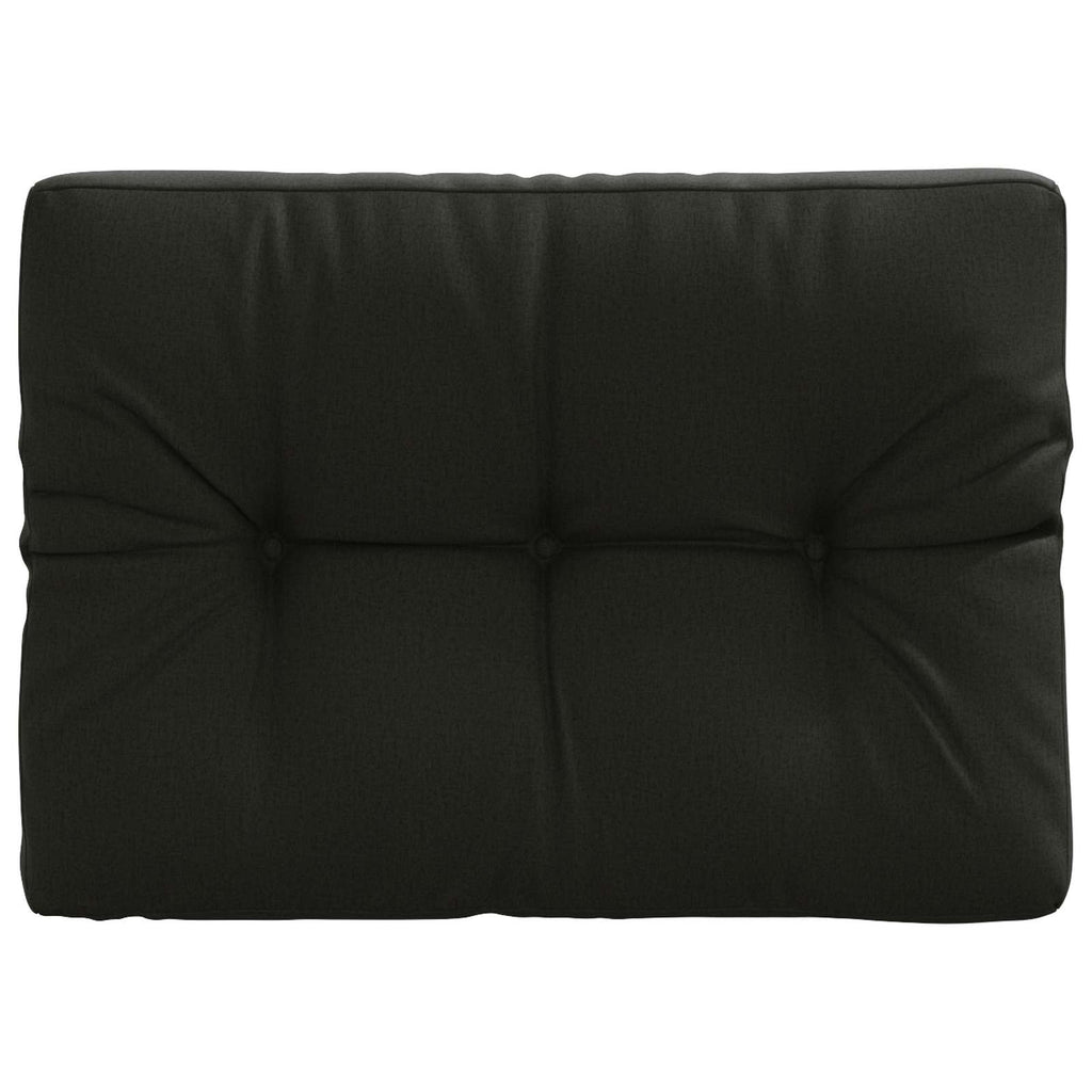 vidaXL Poduszka na paletę VIANEN 100% poliester Czarny 70 x 50 x 12 cm