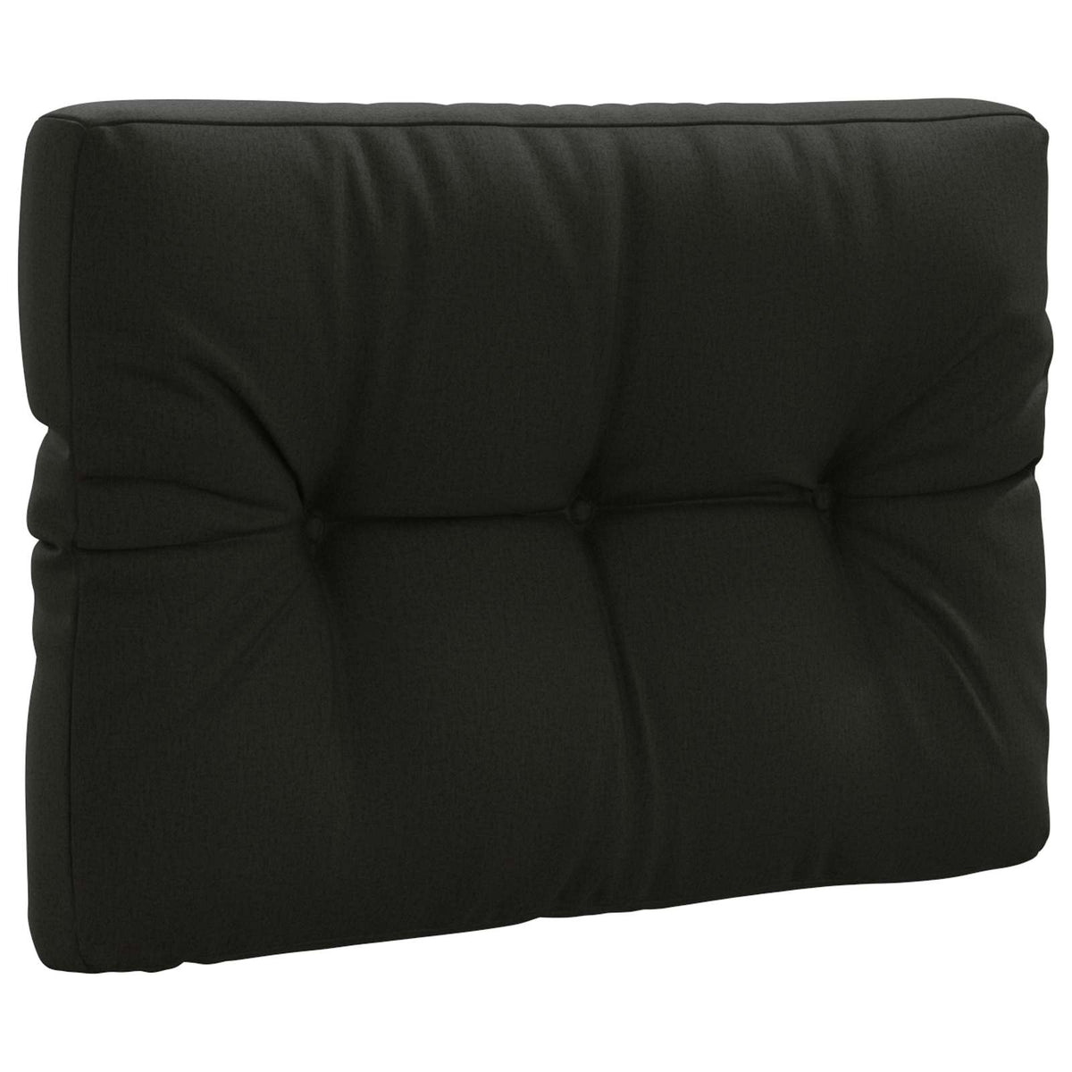 vidaXL Poduszka na paletę VIANEN 100% poliester Czarny 70 x 60 x 12 cm