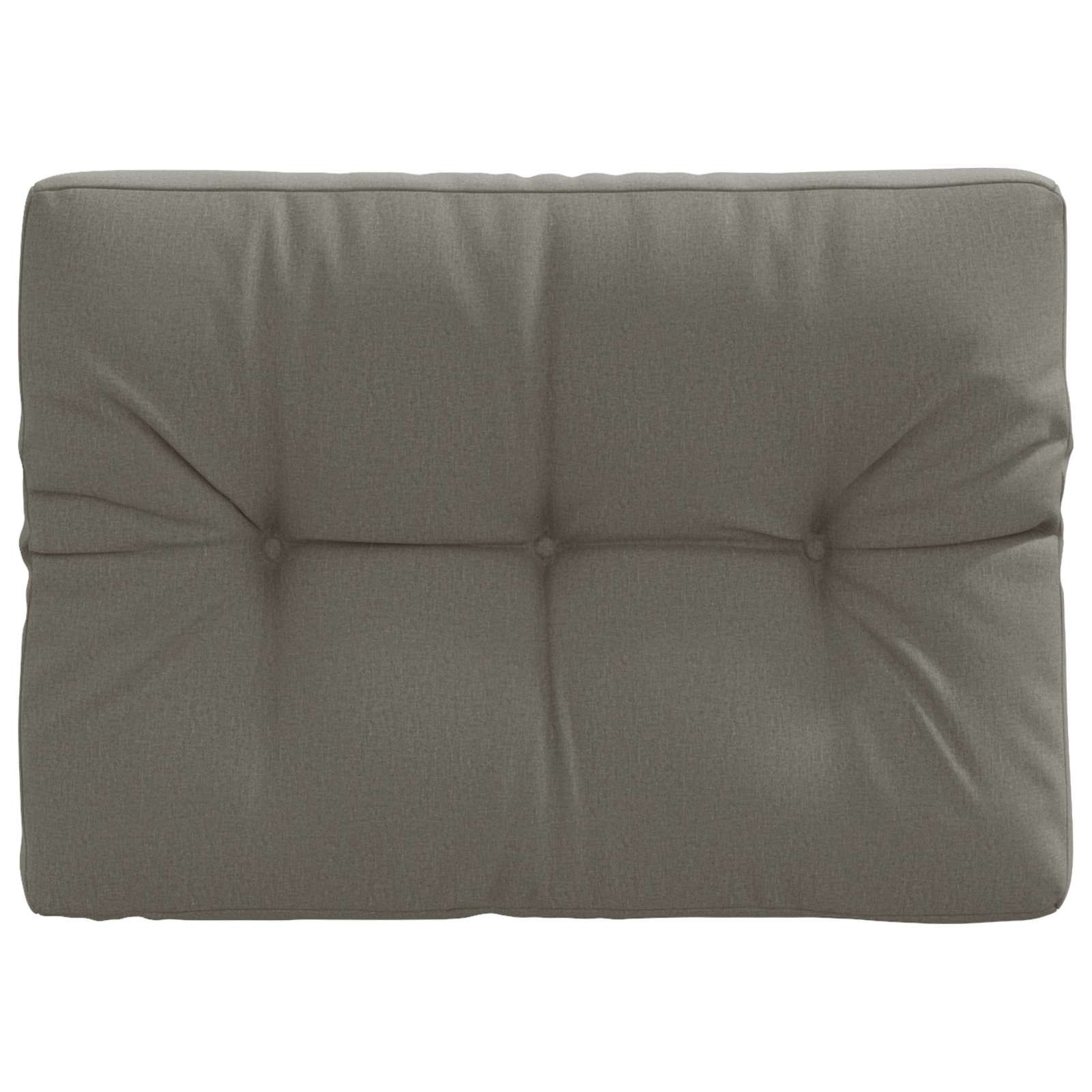 vidaXL Poduszka na paletę VIANEN 100% poliester Szary 70 x 60 x 12 cm