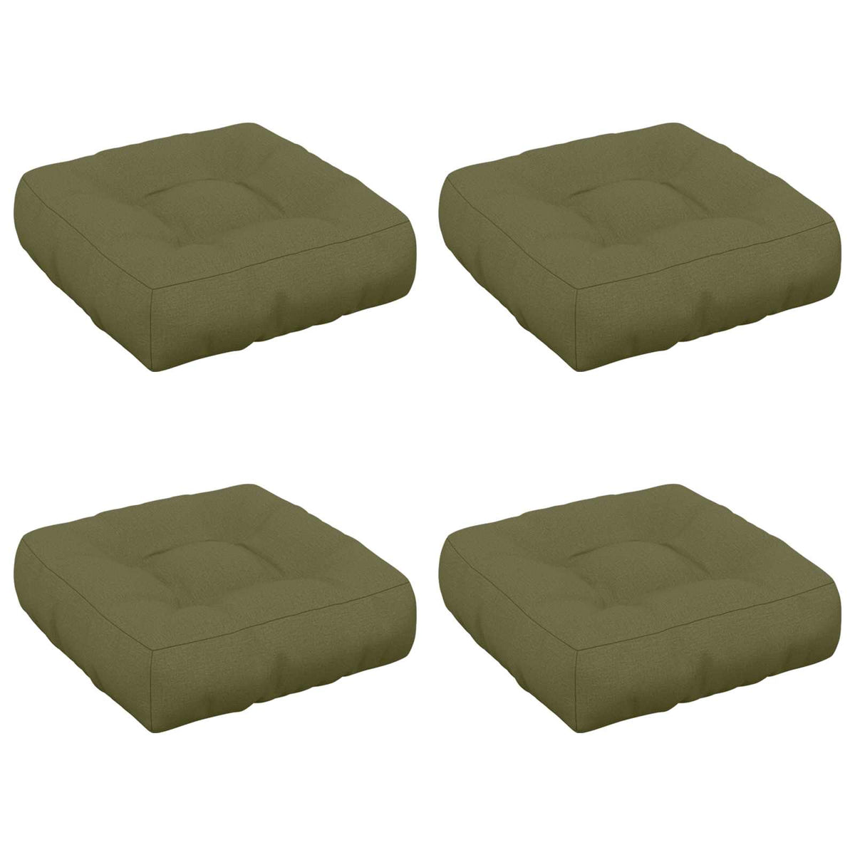 vidaXL Poduszki siedzące 4-częściowe VIANEN 4 pcs 100% poliester
