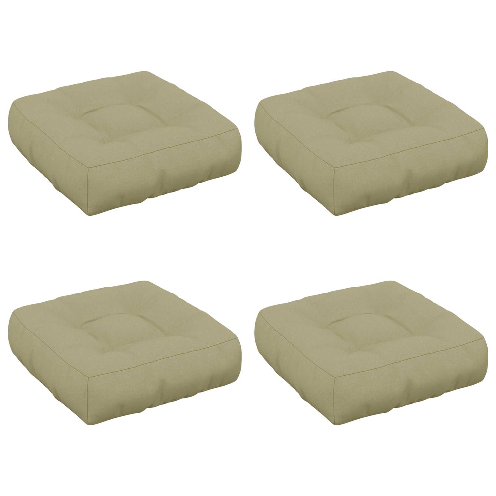vidaXL Poduszki siedzące 4-częściowe VIANEN 4 pcs 100% poliester