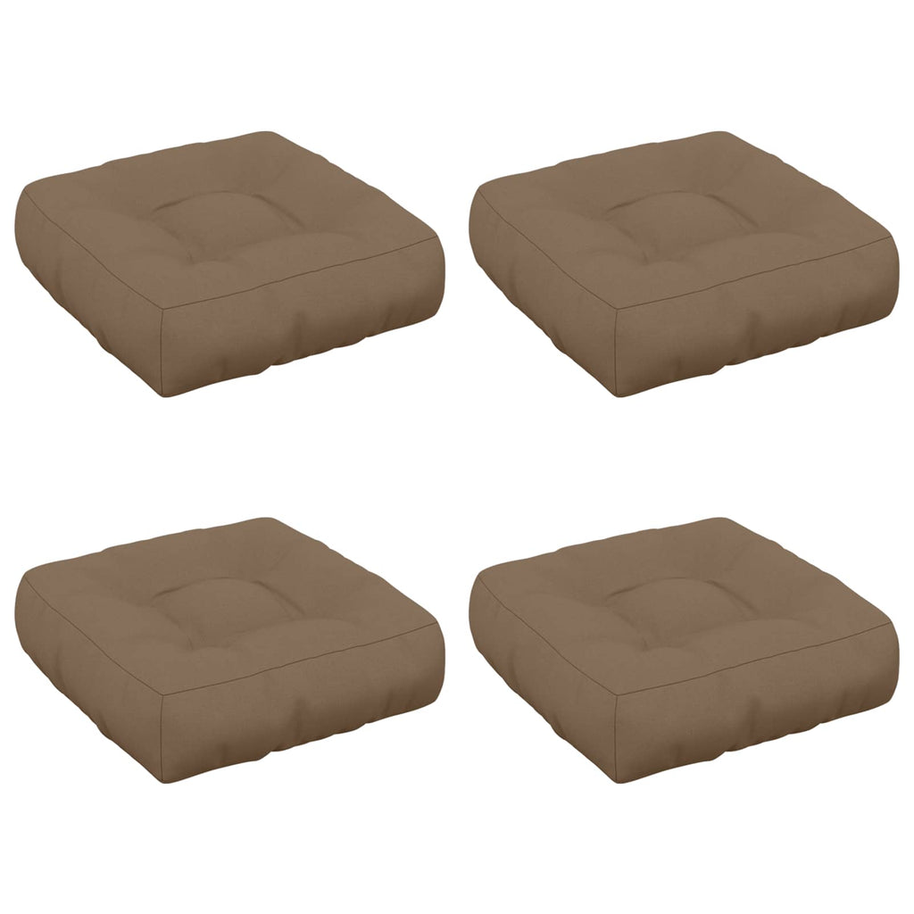vidaXL Poduszki siedzące 4-częściowe VIANEN 4 pcs 100% poliester