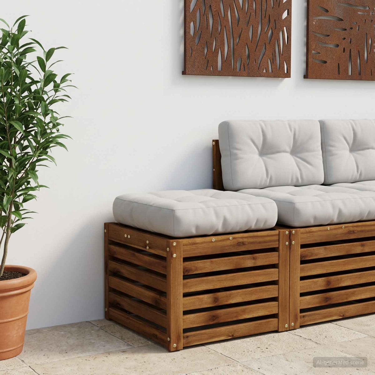 vidaXL Poduszka siedząca 1-częściowa VIANEN 100% poliester Biały