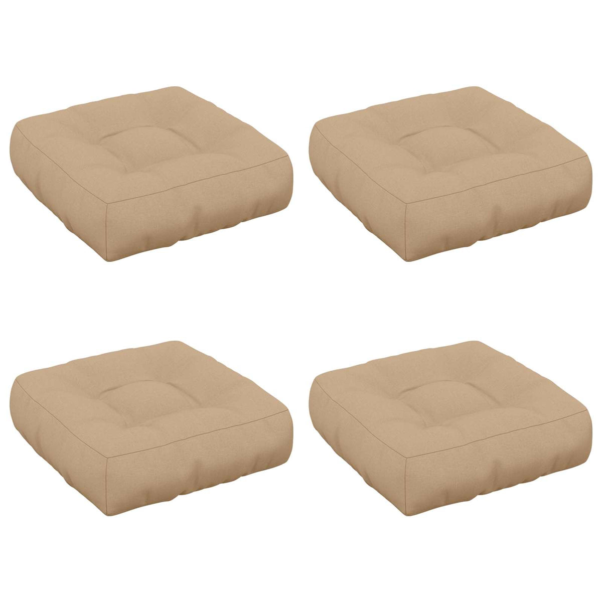 vidaXL Poduszki siedzące 4-częściowe VIANEN 4 pcs 100% poliester