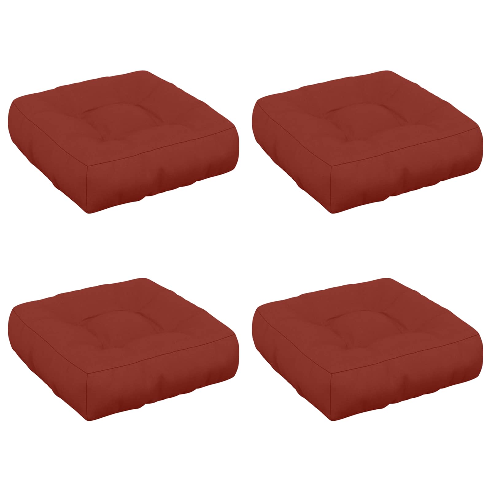 vidaXL Poduszki siedzące 4-częściowe VIANEN 4 pcs 100% poliester
