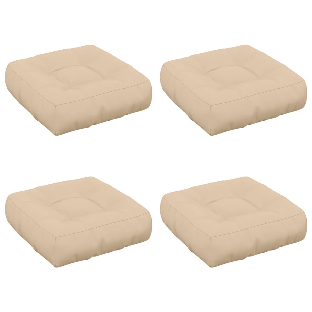 vidaXL Poduszki siedzące 4-częściowe VIANEN 4 pcs 100% poliester