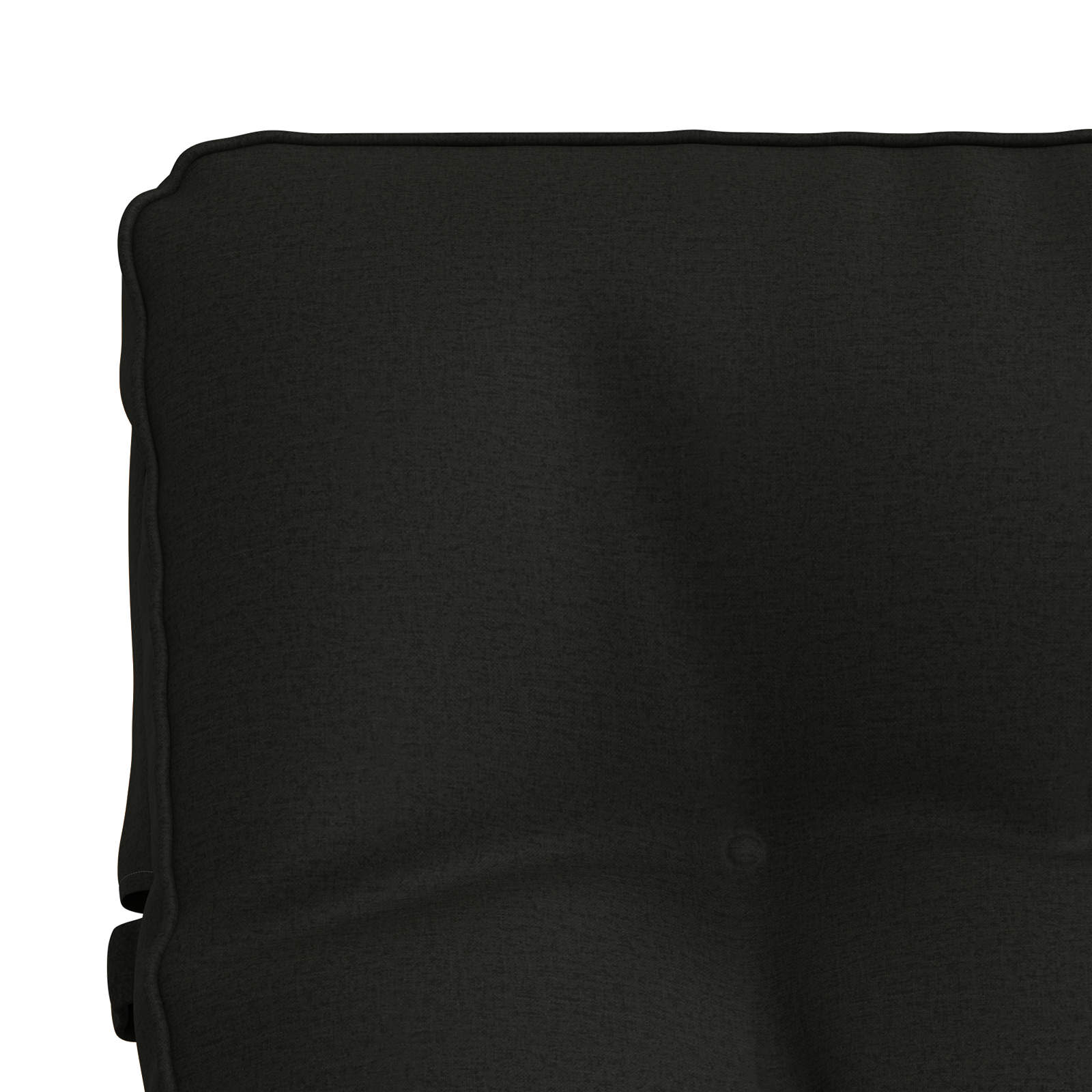 vidaXL Poduszka na leżak VIANEN 100% poliester Czarny 200 x 50 x 8 cm