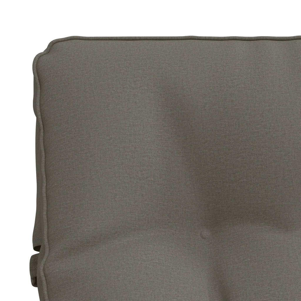 vidaXL Poduszka na leżak VIANEN 100% poliester Szary 200 x 50 x 8 cm
