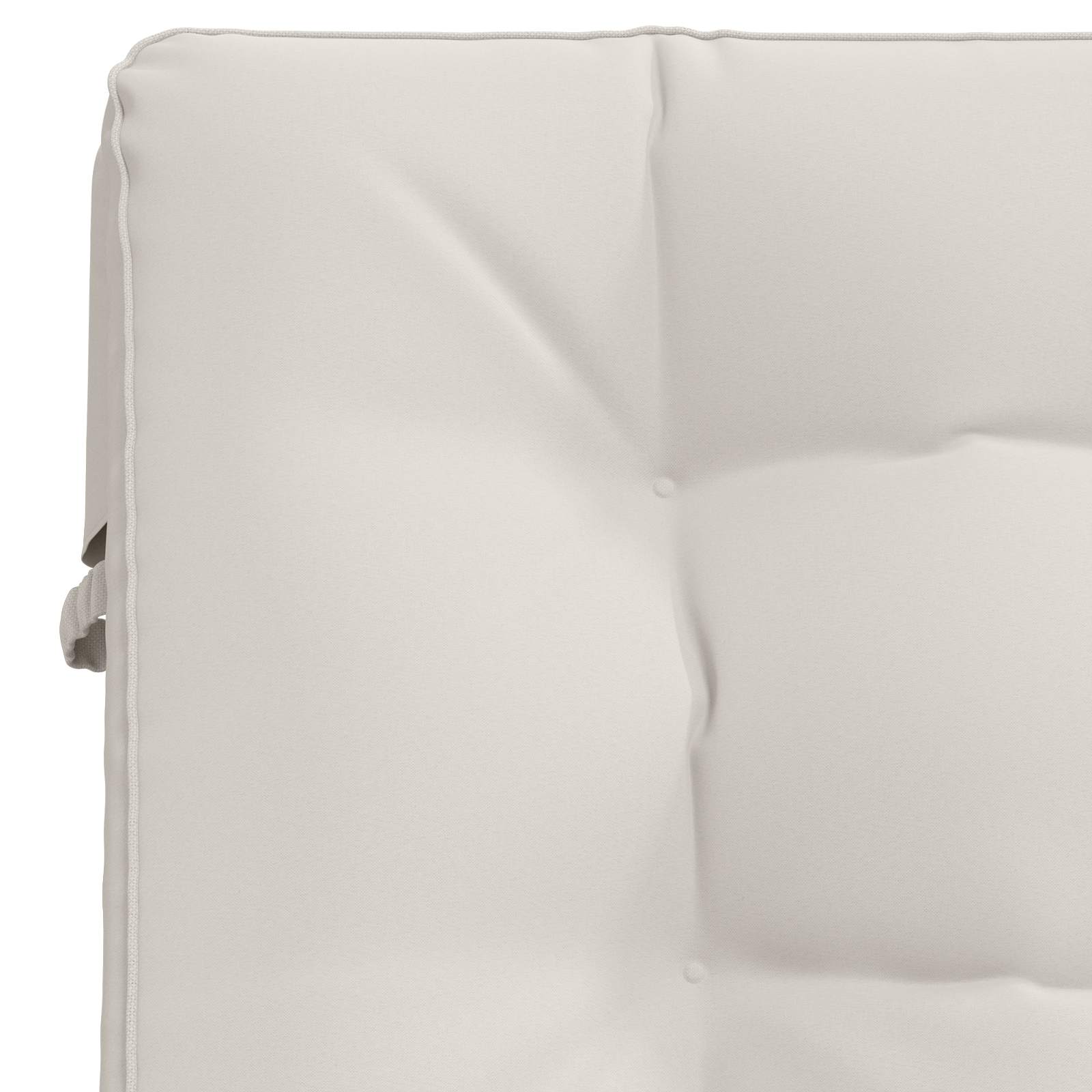 vidaXL Poduszka na leżak VIANEN 100% poliester Biały 200 x 70 x 8 cm