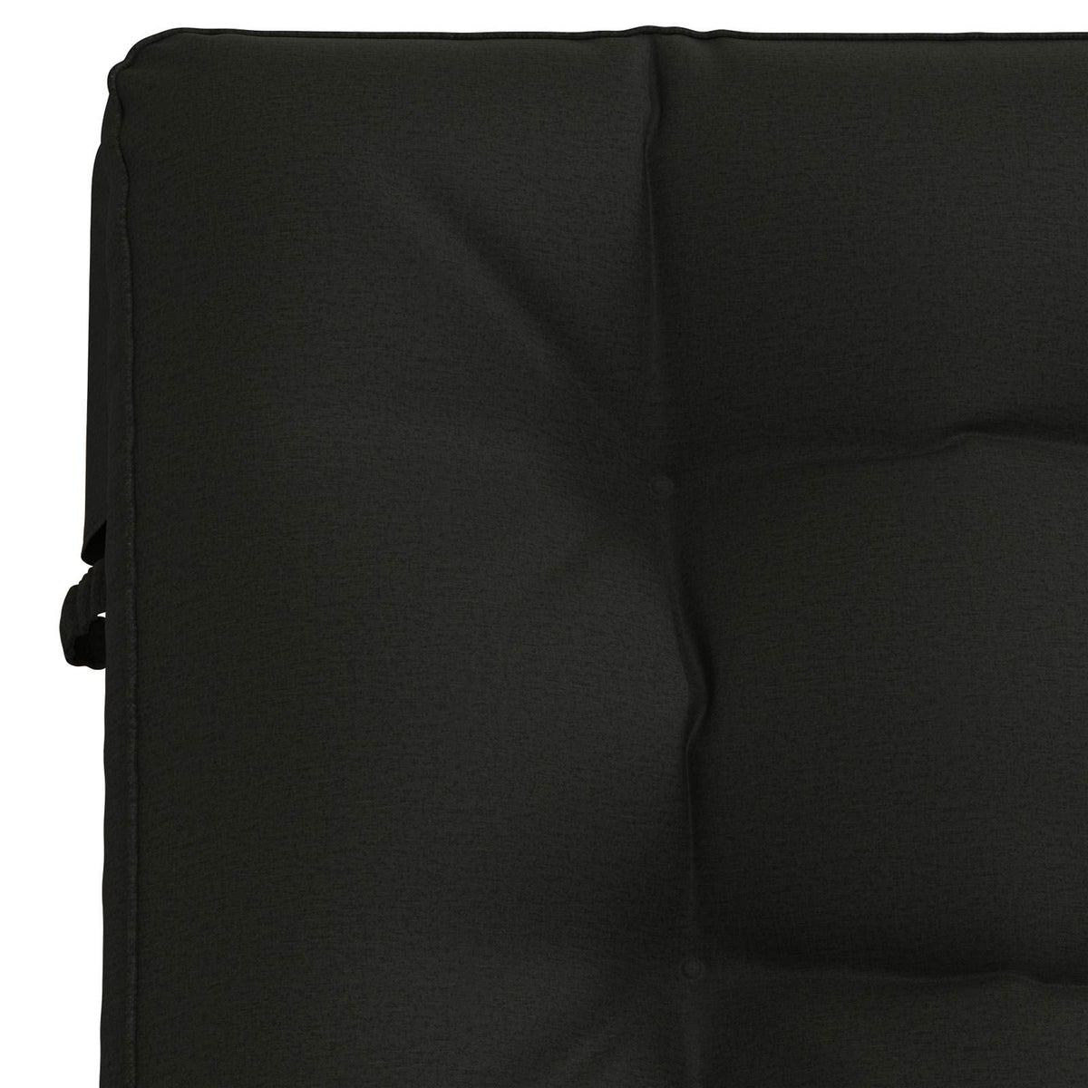 vidaXL Poduszka na leżak VIANEN 100% poliester Czarny 200 x 70 x 8 cm