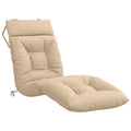 vidaXL Poduszka na leżak VIANEN 100% poliester kremowy 200 x 50 x 8 cm