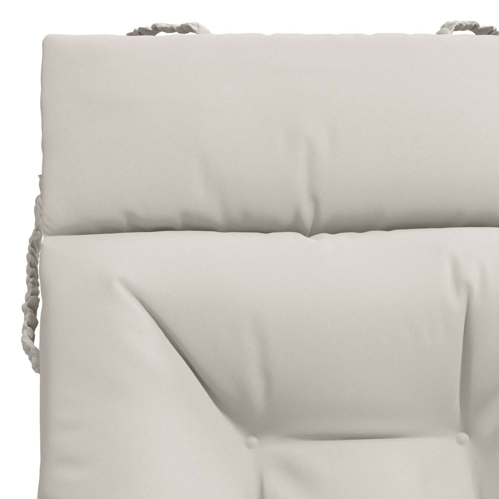 vidaXL Poduszka na leżak VIANEN 100% poliester Biały 200 x 70 x 8 cm