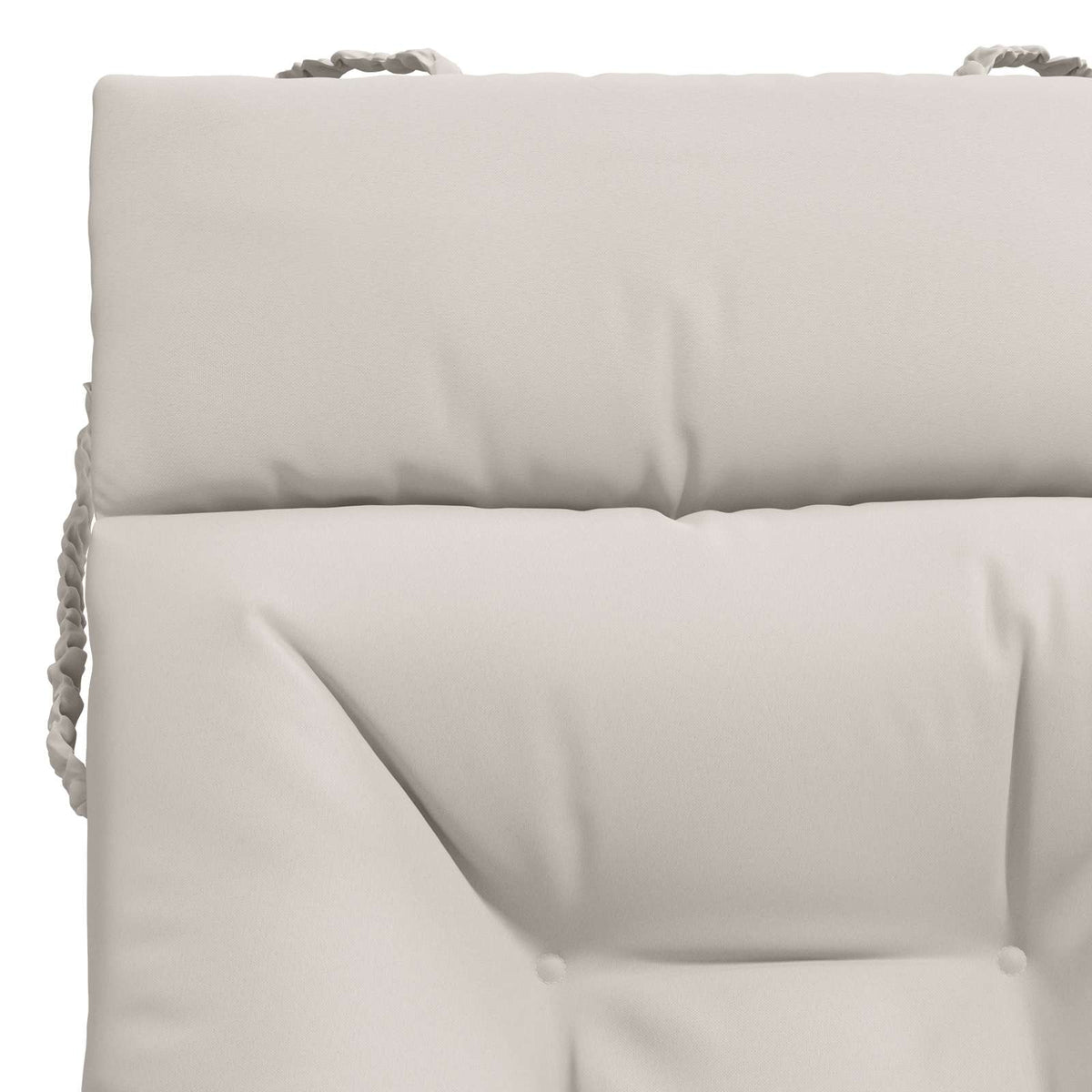 vidaXL Poduszka na leżak VIANEN 100% poliester Biały 200 x 70 x 8 cm