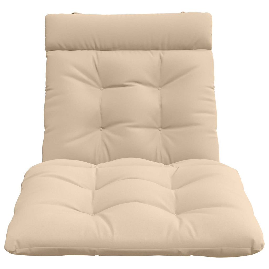 vidaXL Poduszka na leżak VIANEN 100% poliester kremowy 200 x 80 x 8 cm