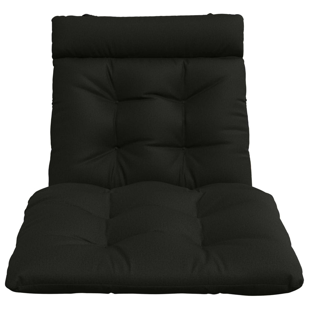vidaXL Poduszka na leżak VIANEN 100% poliester Czarny 200 x 90 x 8 cm