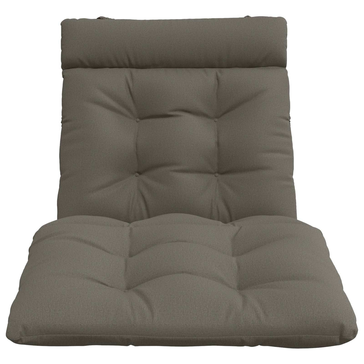 vidaXL Poduszka na leżak VIANEN 100% poliester Szary 200 x 90 x 8 cm