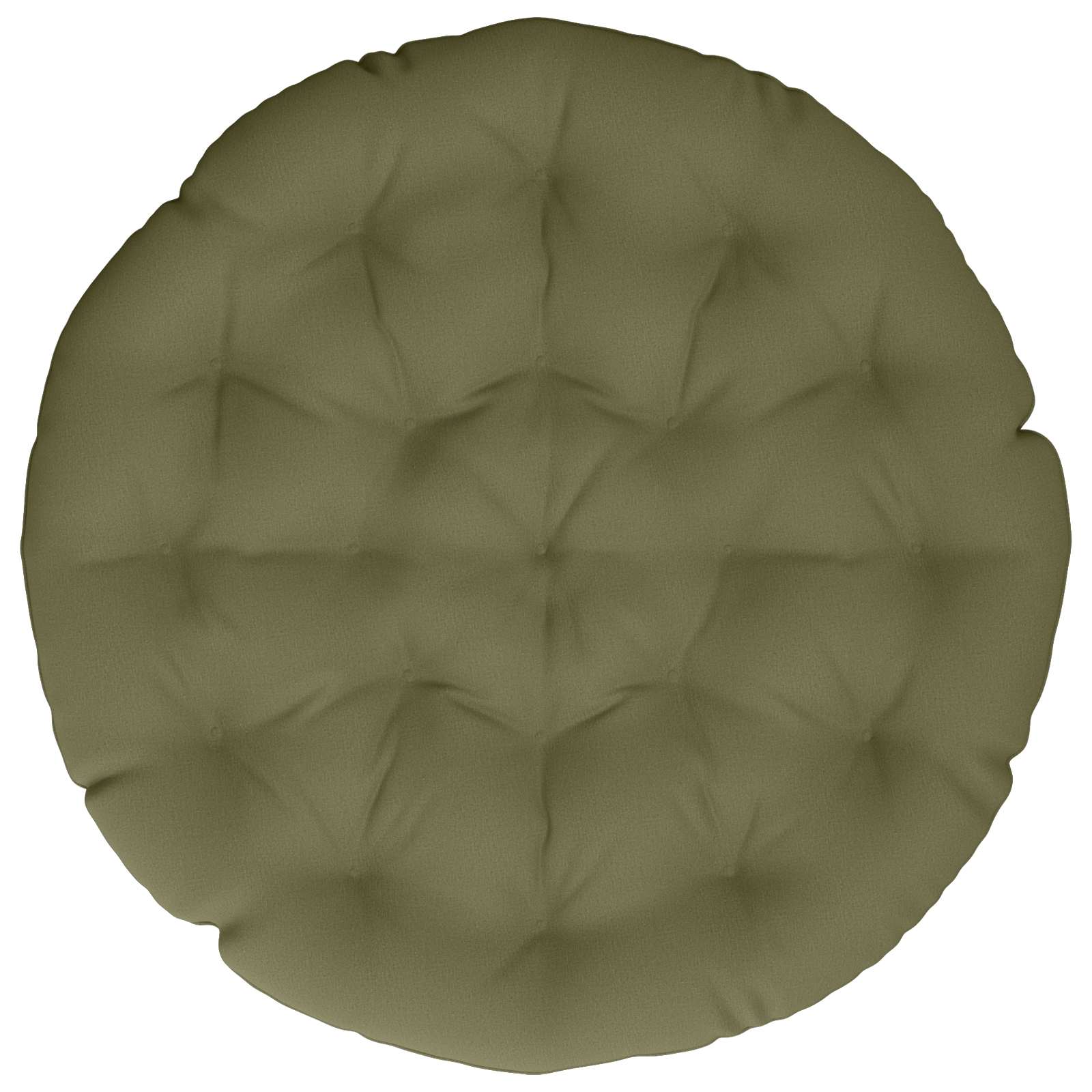 vidaXL Poduszka do fotela Papasan VIANEN 100% poliester Ø 130 x 12 cm