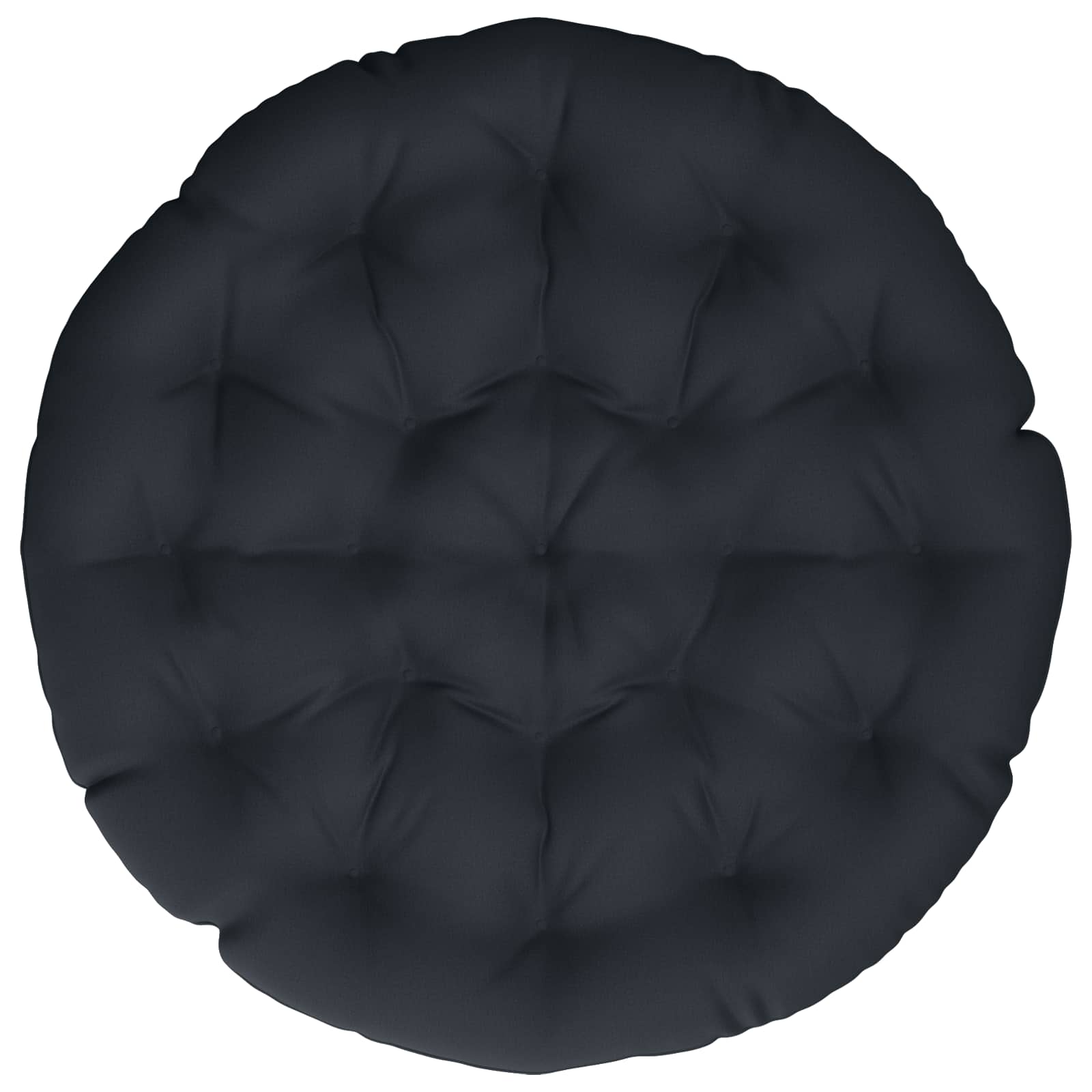 vidaXL Poduszka do fotela Papasan VIANEN 100% poliester Ø 130 x 12 cm