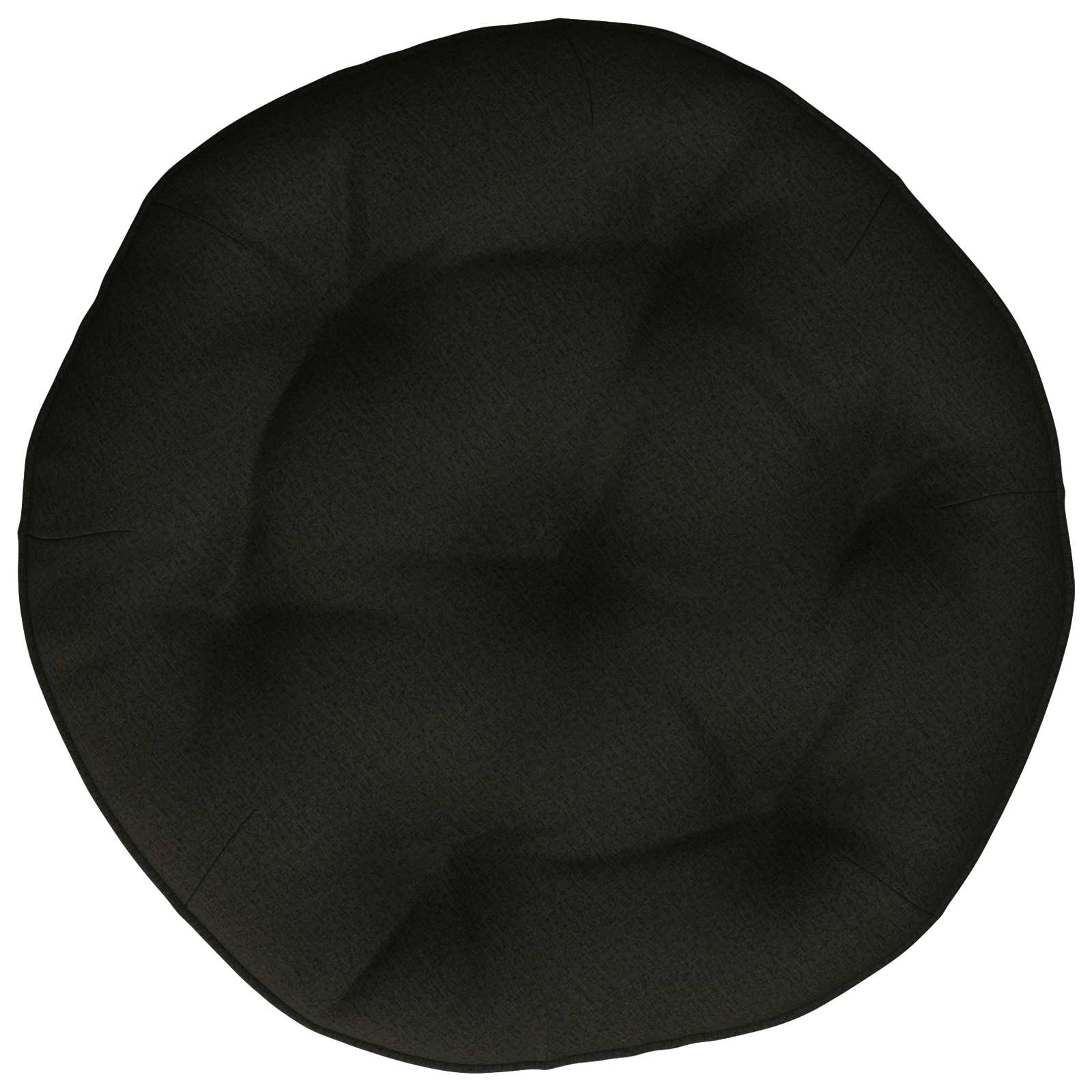 vidaXL Poduszka do huśtawki VIANEN 100% poliester Czarny Ø 60 x 10 cm