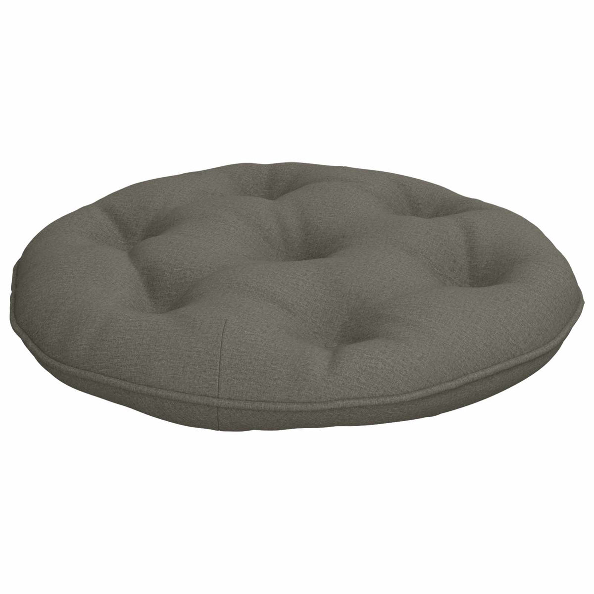vidaXL Poduszka do huśtawki VIANEN 100% poliester Szary Ø 50 x 10 cm