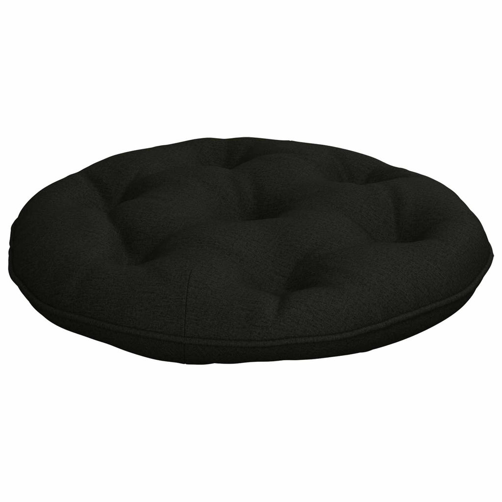 vidaXL Poduszka do huśtawki VIANEN 100% poliester Czarny Ø 45 x 10 cm