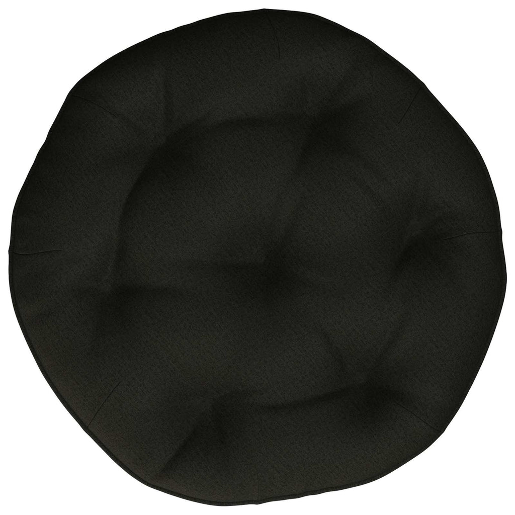 vidaXL Poduszka do huśtawki VIANEN 100% poliester Czarny Ø 45 x 10 cm