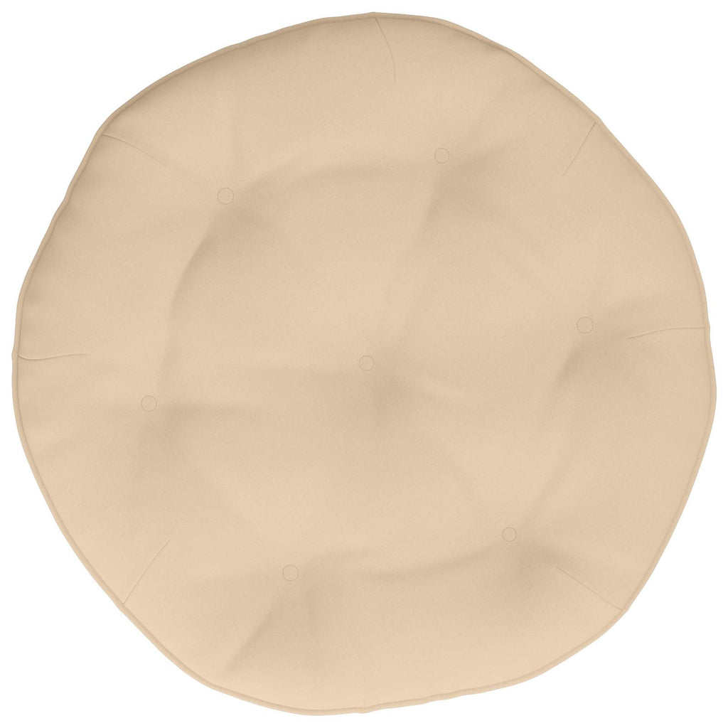 vidaXL Poduszka do huśtawki VIANEN 100% poliester kremowy Ø 45 x 10 cm