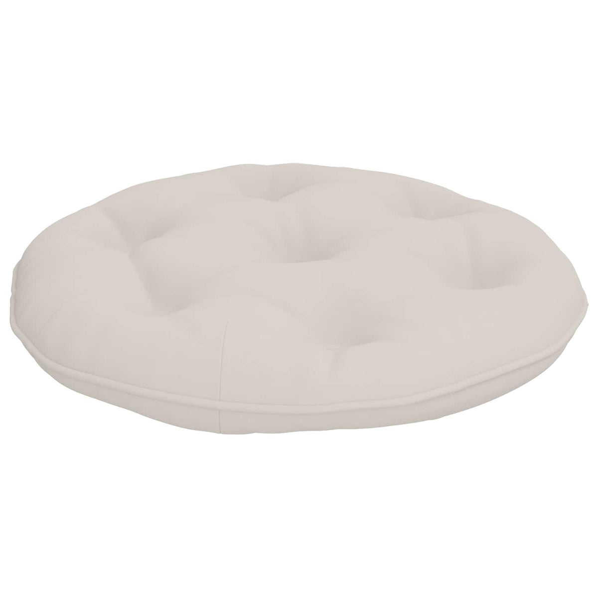 vidaXL Poduszka do huśtawki VIANEN 100% poliester Biały Ø 40 x 10 cm