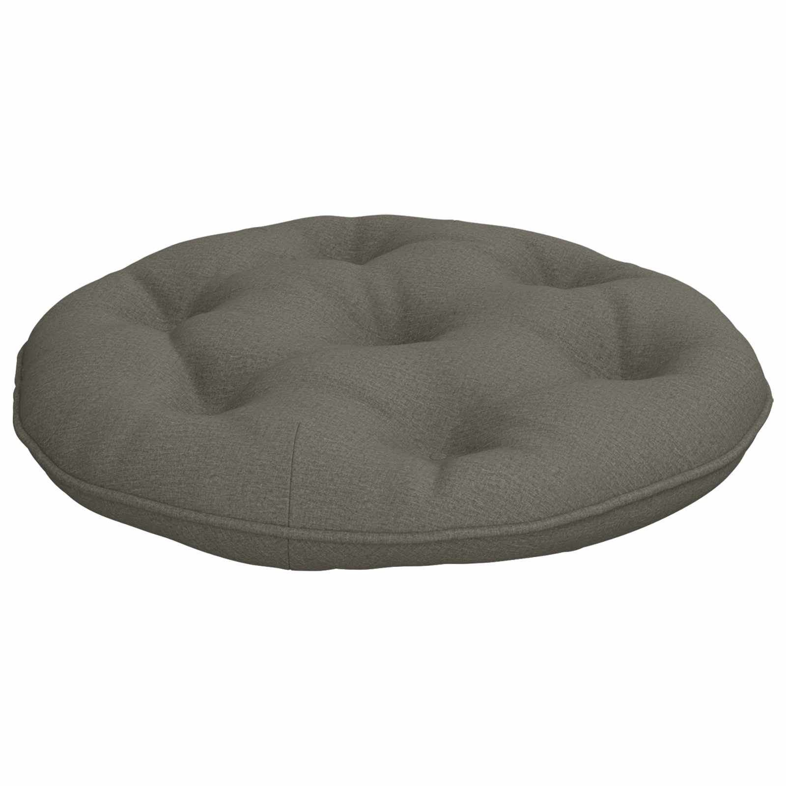 vidaXL Poduszka do huśtawki VIANEN 100% poliester Szary Ø 40 x 10 cm