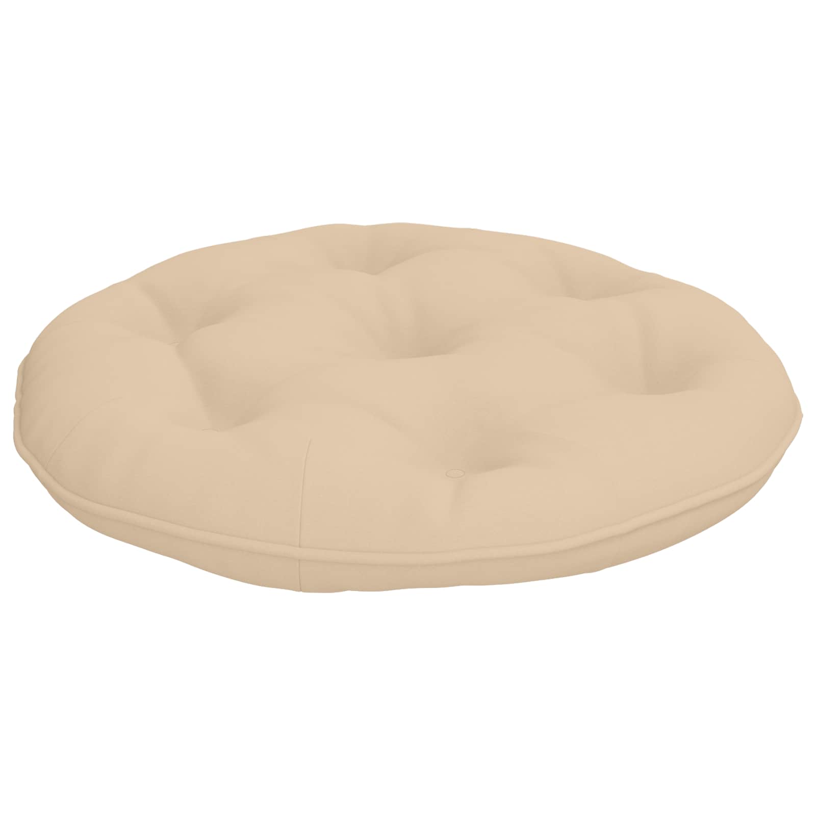 vidaXL Poduszka do huśtawki VIANEN 100% poliester kremowy Ø 40 x 10 cm