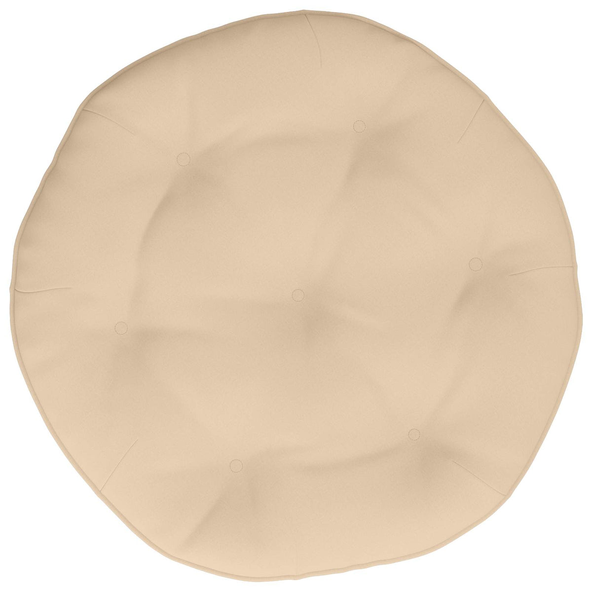 vidaXL Poduszka do huśtawki VIANEN 100% poliester kremowy Ø 40 x 10 cm